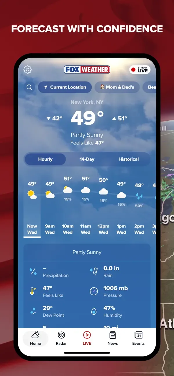 FOX Weather: Daily Forecasts screenshot 1