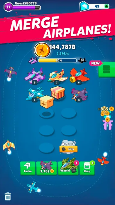 Merge Airplane: Idle Air Craft screenshot 1