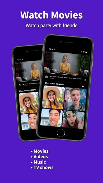 Watch party together: WEVER screenshot 1