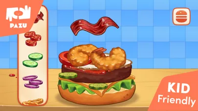 Burger Maker Kids Cooking Game screenshot 2