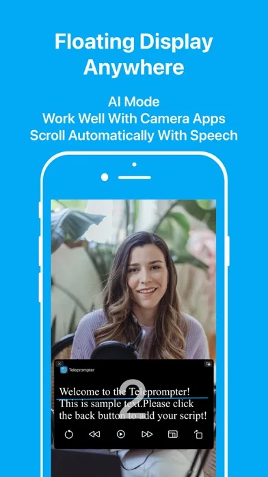 Teleprompter: Floating Notes screenshot 2