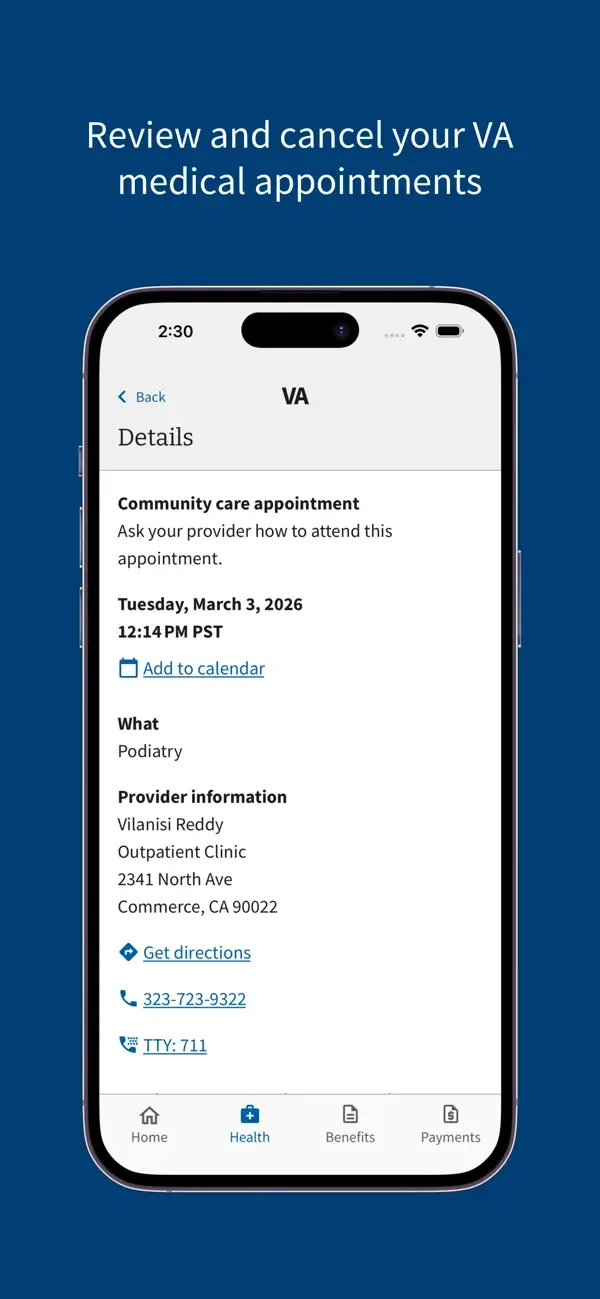 VA: Health and Benefits screenshot 3