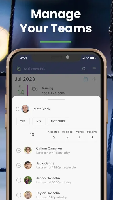 GotSport Team App screenshot 1