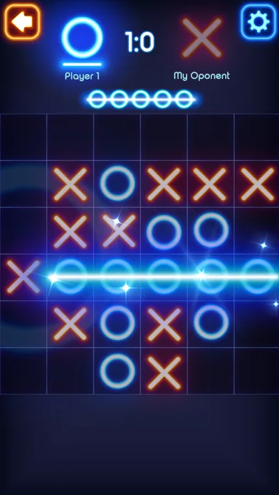 Tic Tac Toe Glow - Puzzle Game screenshot 4