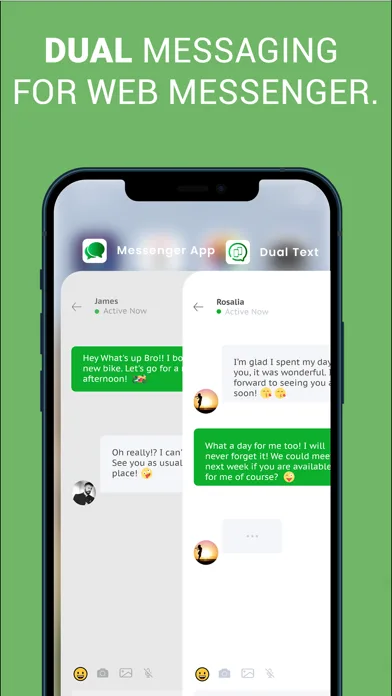 Dual Messenger for Web App Duo screenshot 1