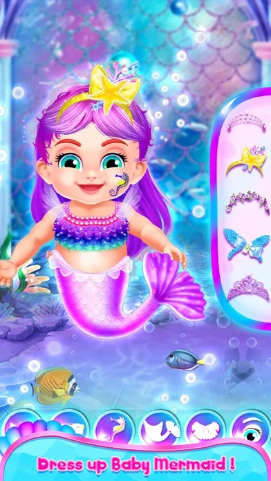 Baby Mermaid Princess Dress up screenshot 4