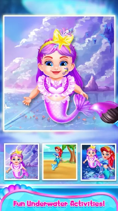 Baby Mermaid Princess Dress up screenshot 5