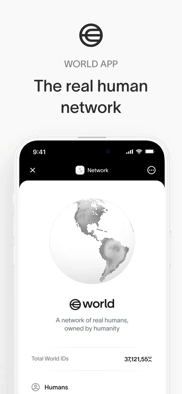 World App - Real Human Network screenshot 1