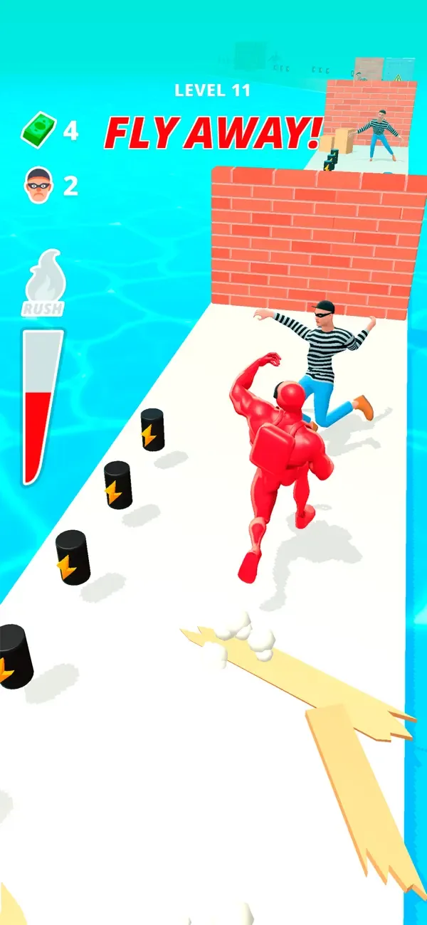Muscle Rush - Destruction Run screenshot 1