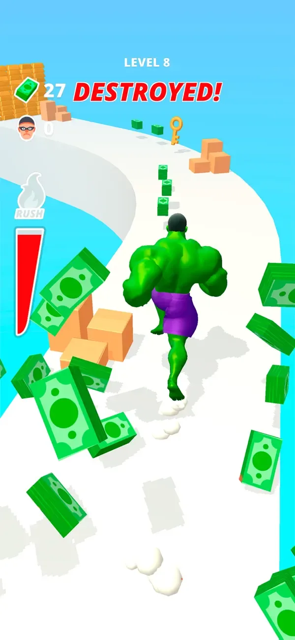 Muscle Rush - Destruction Run screenshot 2