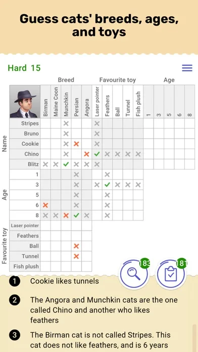 Cross Logic Puzzle Game screenshot 5