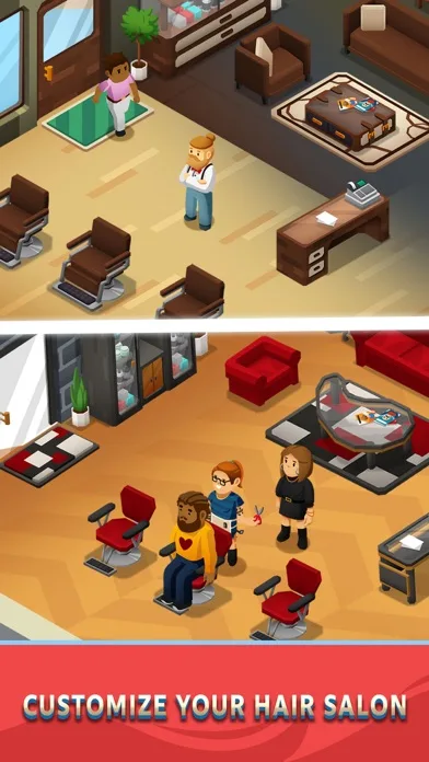 Idle Barber Shop Tycoon - Game screenshot 4
