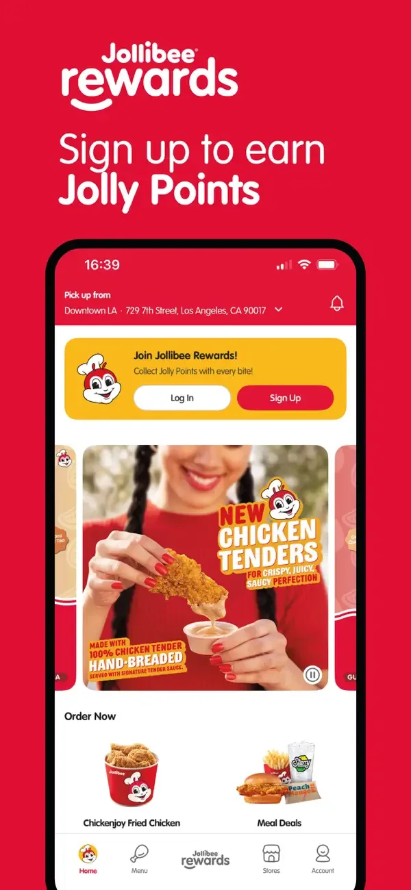 Jollibee - Order & Rewards screenshot 1