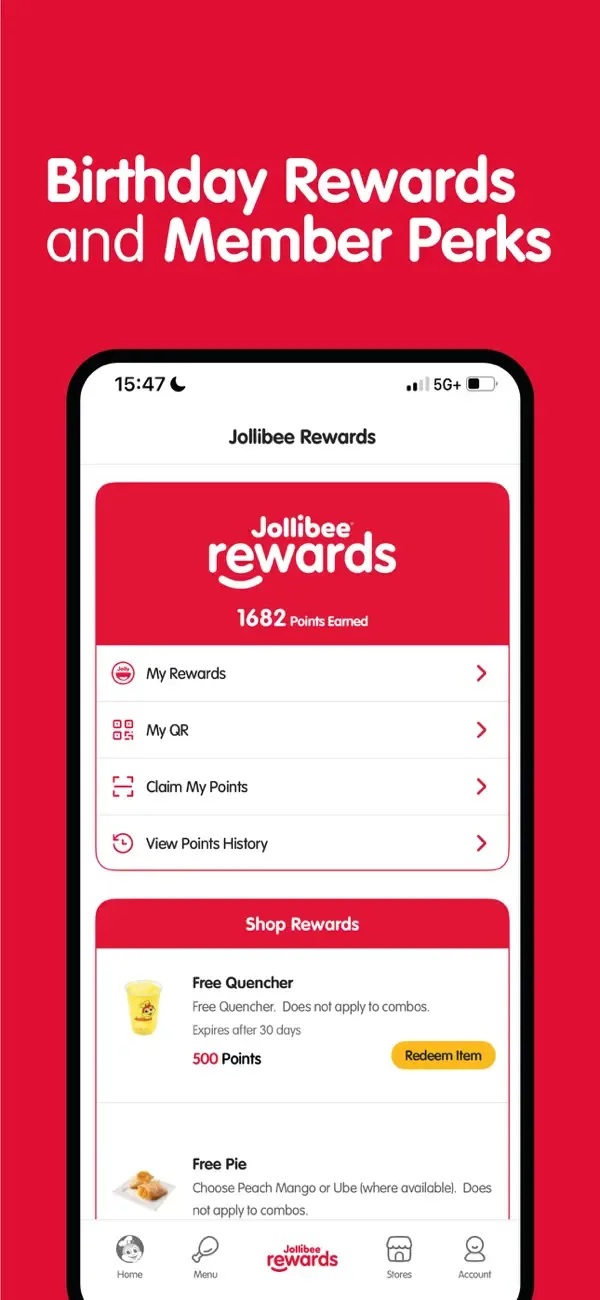 Jollibee - Order & Rewards screenshot 5