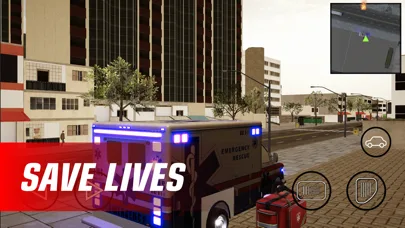 Ambulance city car simulator screenshot 4