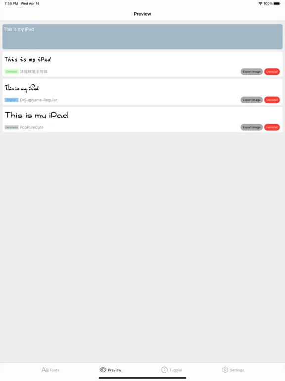 Fonts - Install Font screenshot 5