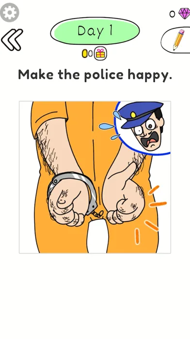 Draw Happy Police: Trivia Game screenshot 2