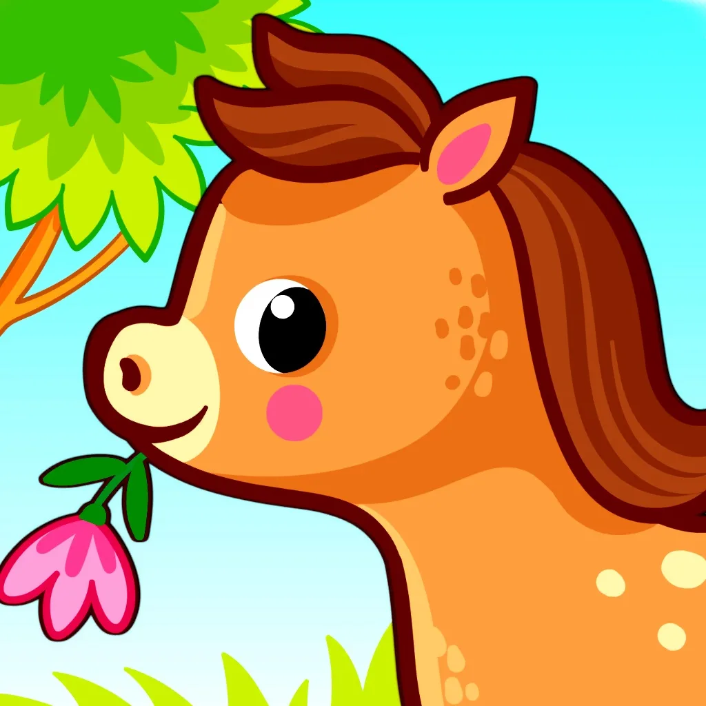Farm animal pet games for kids