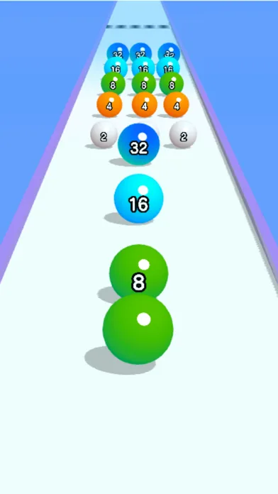 Ball Run 2048 screenshot 2