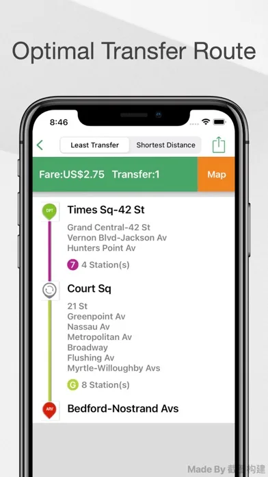 NYC Subway MTA Map screenshot 2