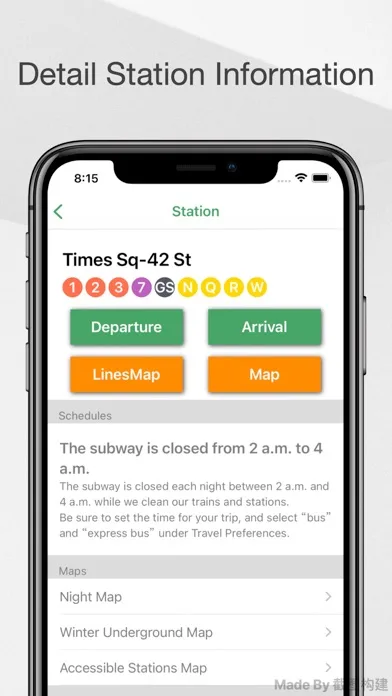 NYC Subway MTA Map screenshot 4