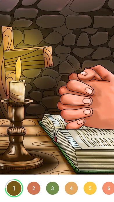Bible Color - Paint by Number screenshot 3