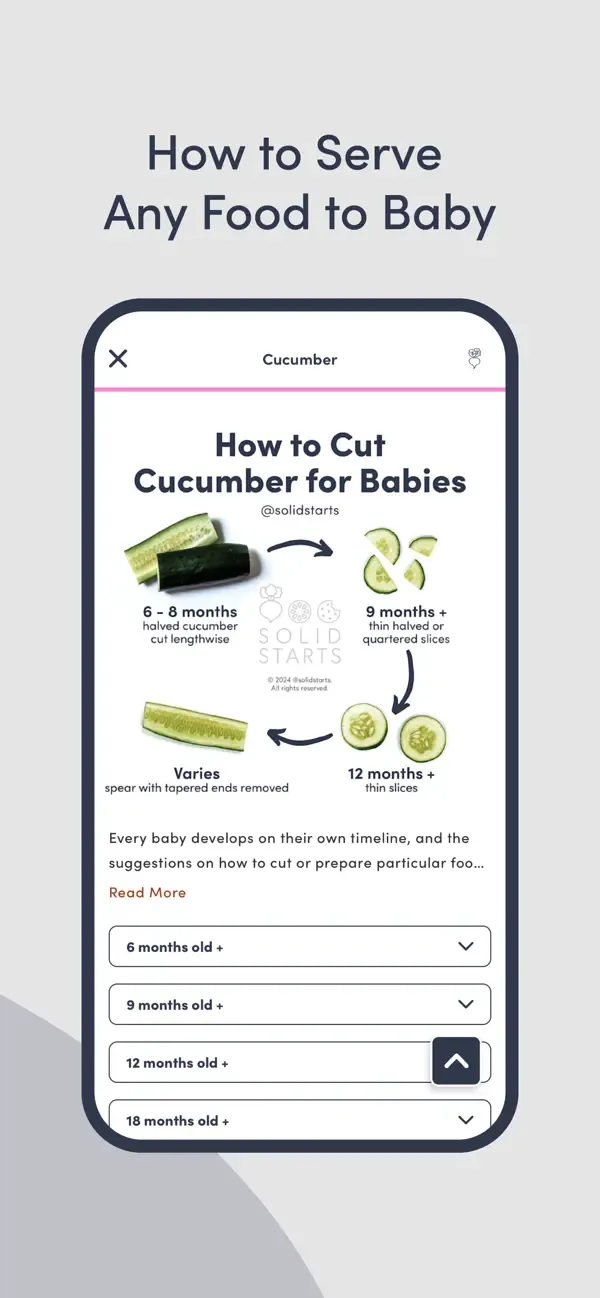 Solid Starts: Baby First Foods screenshot 3