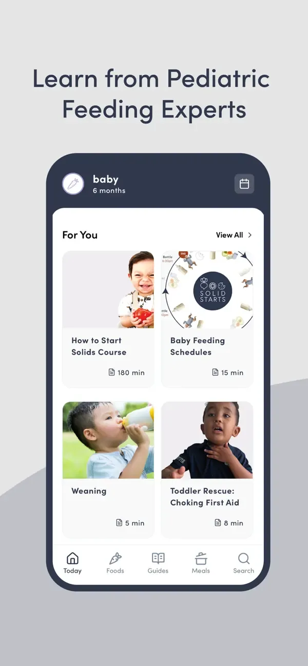 Solid Starts: Baby First Foods screenshot 5