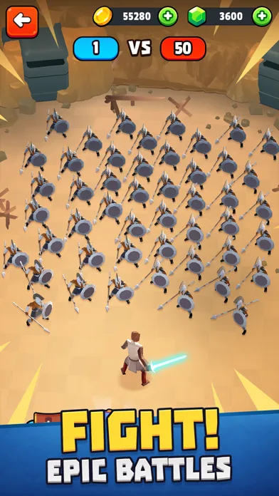 Battle Simulator: Idle Warfare screenshot 1