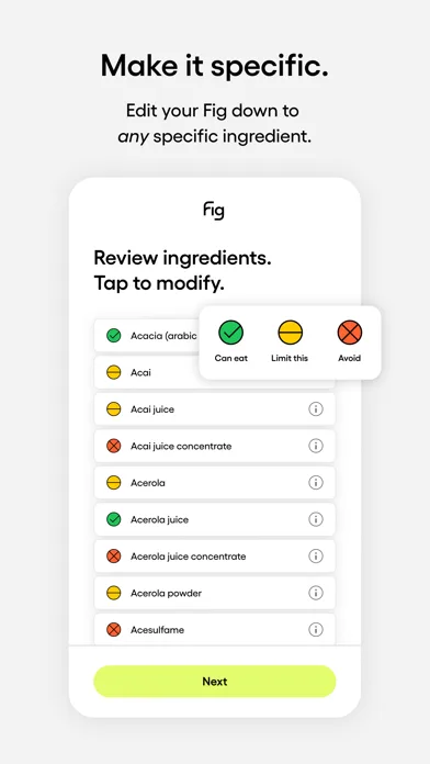 Fig: Food Scanner & Guide screenshot 3