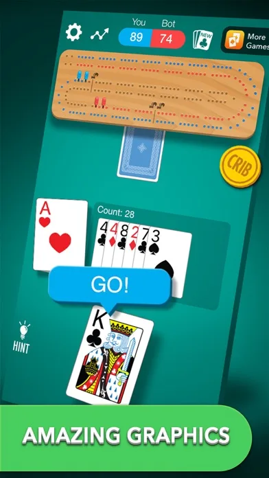 Cribbage card game screenshot 4