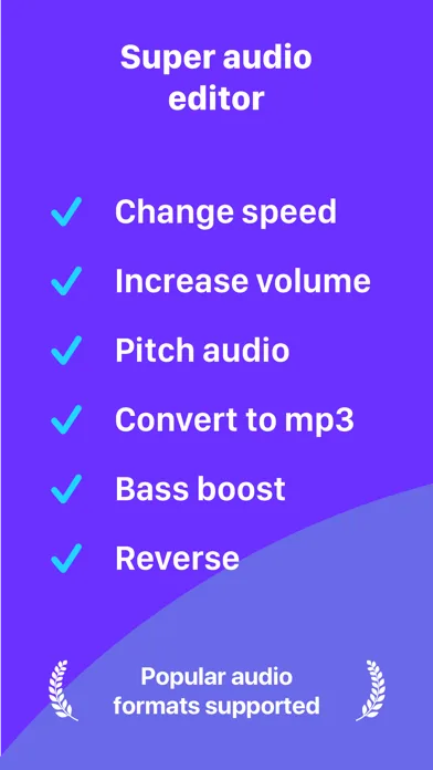Mp3 Converter & Audio Editor screenshot 1