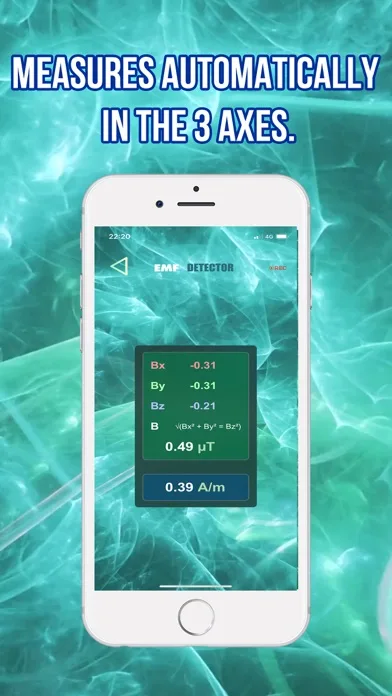 EMF Meter Scanner Detector screenshot 2