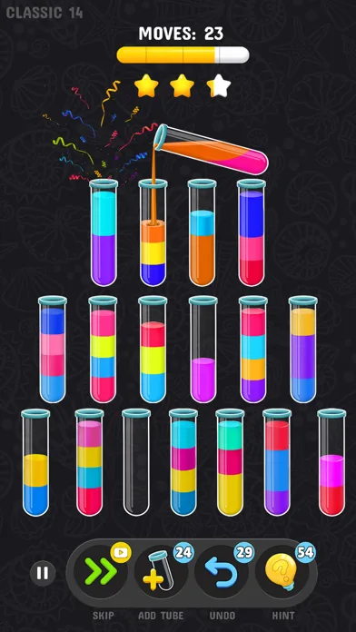 Color Water Sort Puzzle 3D screenshot 1