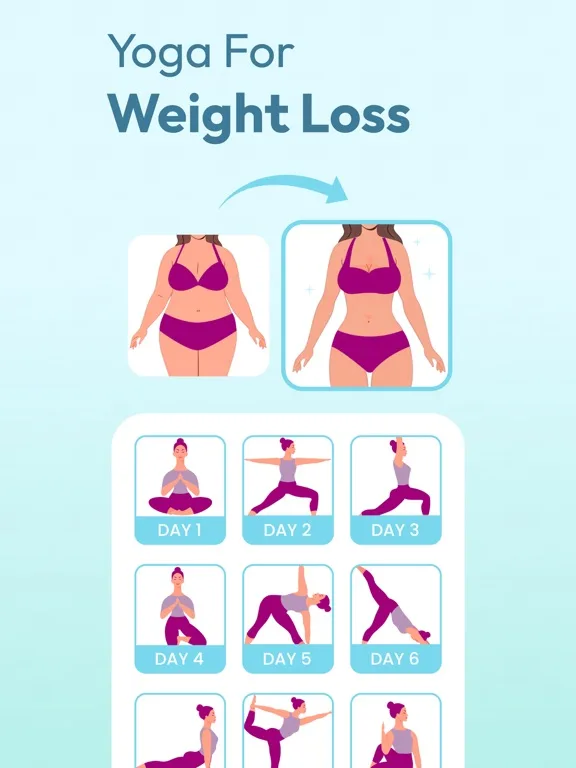 YogaFit: Yoga for Weight Loss screenshot 1