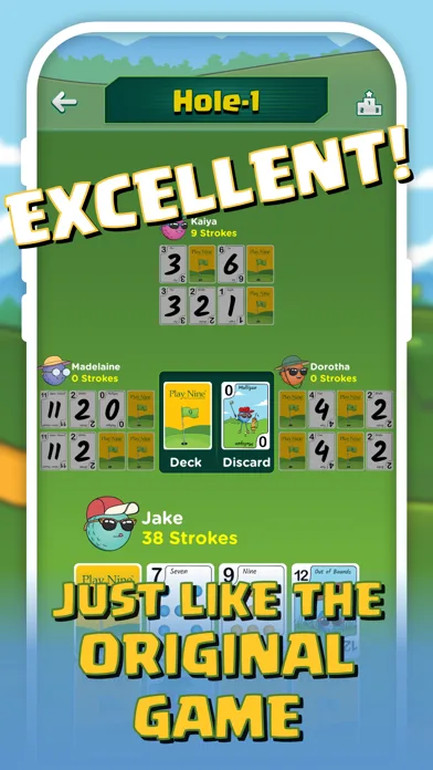 Play Nine: Golf Card Game screenshot 2