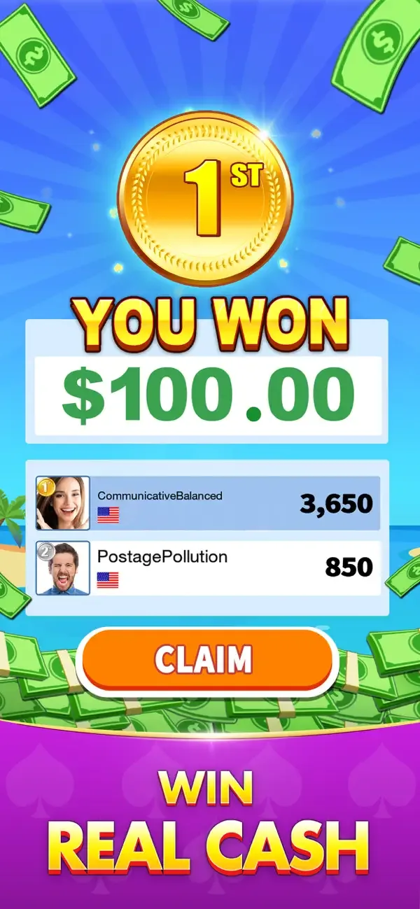 Spades Cash - Win Real Prize screenshot 3