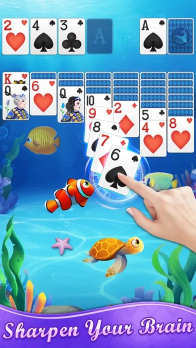 Solitaire Fish Klondike screenshot 2