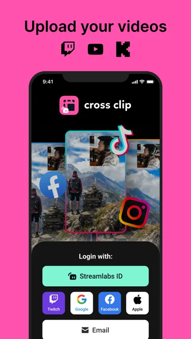 Cross Clip: Edit, Post, Grow screenshot 1