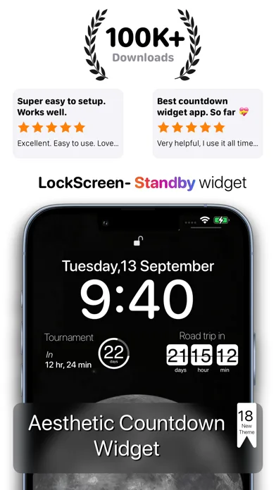 Countdown widget : Day Counter screenshot 1