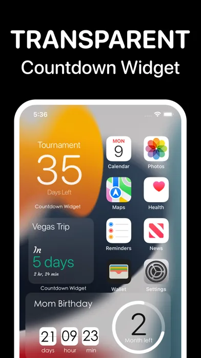 Countdown widget : Day Counter screenshot 3