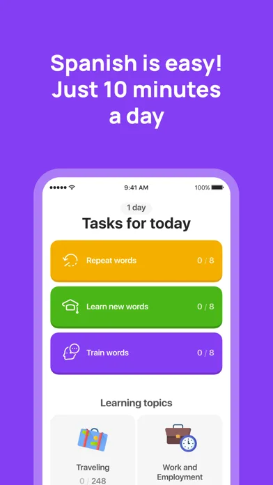 10 Minute Spanish screenshot 1