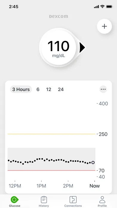 Dexcom G7 screenshot 1