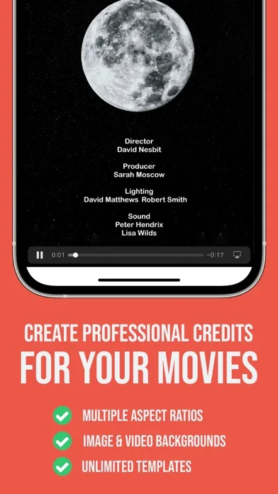 Scrolling Credits Maker screenshot 1