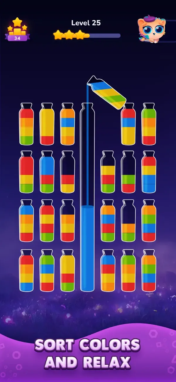 Water Sort Puzzle: Get Color screenshot 1