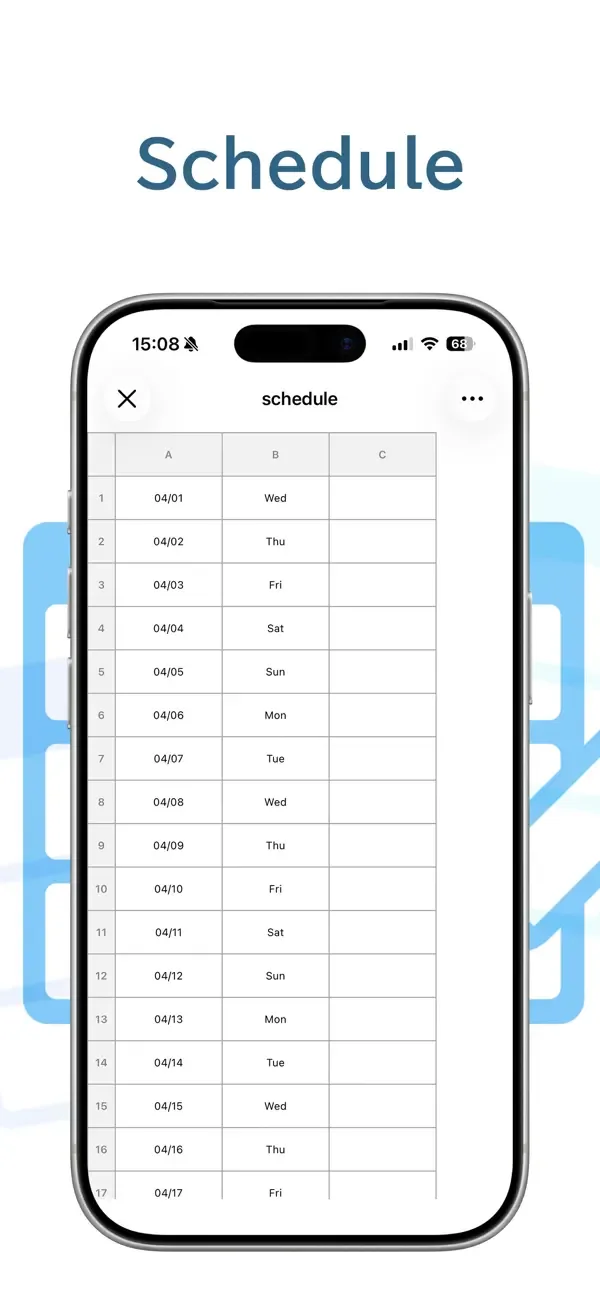 Table Notes Spreadsheet maker screenshot 2