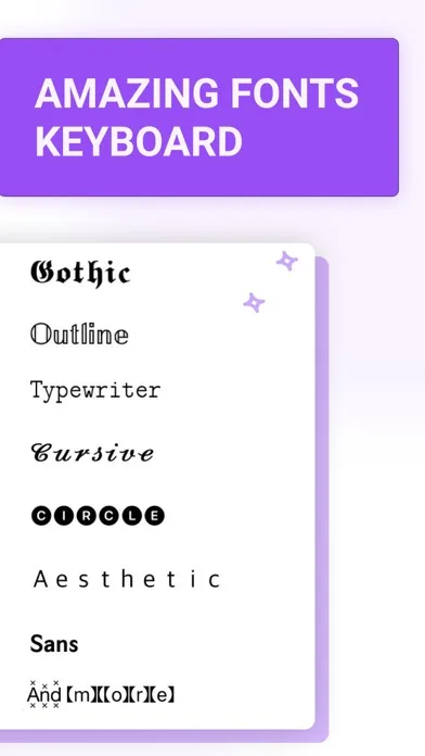 Keyboard Fonts＋Emojis＋Symbols screenshot 1