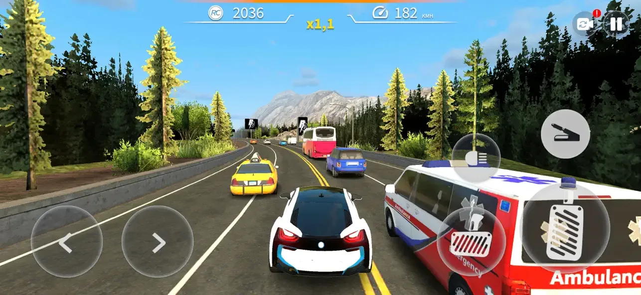 Racing in Car 2021 screenshot 4