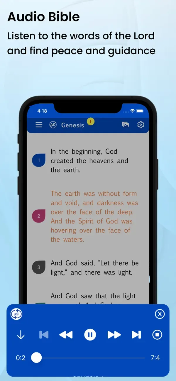 NIV Bible - Audio Bible screenshot 2