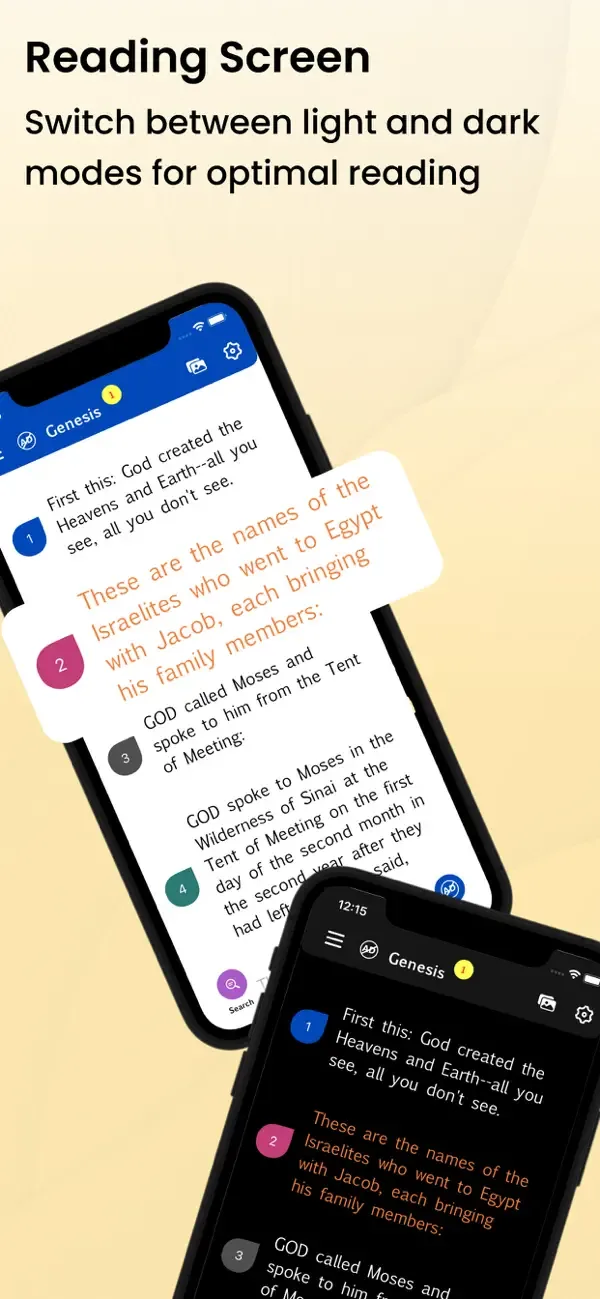 Holy Bible Message Bible (MSG) screenshot 1